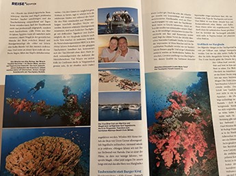 Ilios Dive Club in TAUCHEN Magazine
